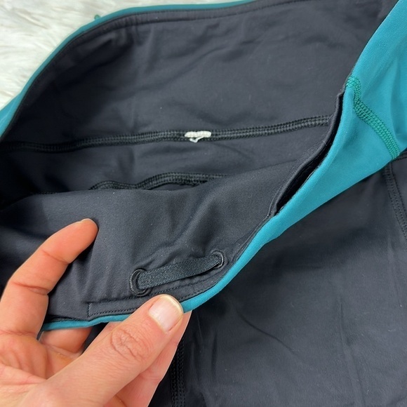 Lululemon Speed Tight IV *Lights Out Black / Forage Teal - Picture 5 of 8